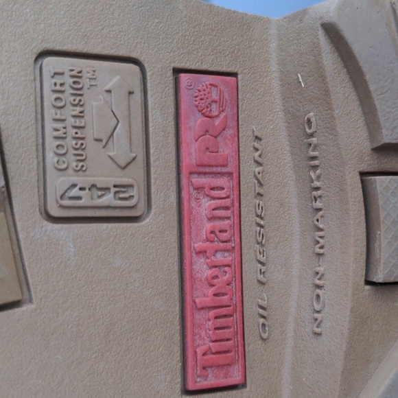 Timberland Pro Tan Steel Toe Boots 11W - Picture 11 of 12